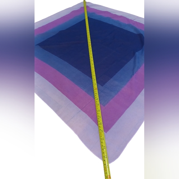 Purples and Pinks sheer Scarf Shawl - Picture 3 of 8